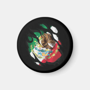 Mexico Ripped Flag Magnet