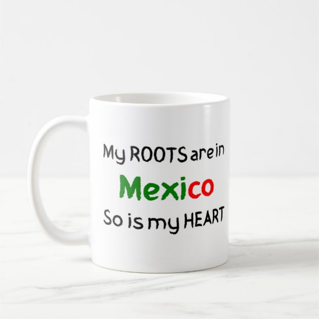 mexico roots coffee mug (Left)