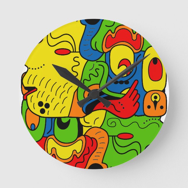 Mexico Round Clock (Front)