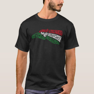 Mexico Sacred Aztec Calendar Mexican Eagle Archeol T-Shirt