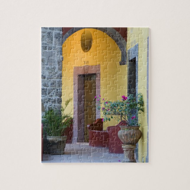 Mexico, San Miguel de Allende, Archway entrance Jigsaw Puzzle (Vertical)
