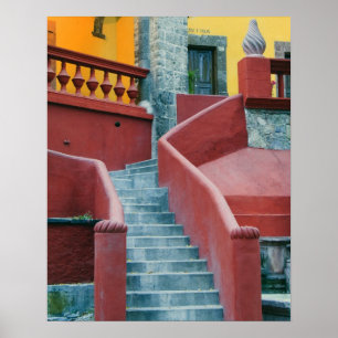 Mexico, San Miguel de Allende, Colourful Poster
