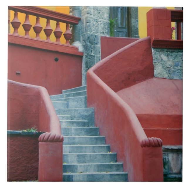 Mexico, San Miguel de Allende, Colourful Tile (Front)