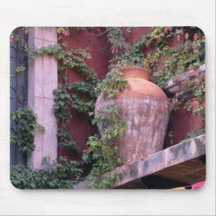 Mexico, San Miguel de Allende, Ivy, clay pot, Mouse Mat