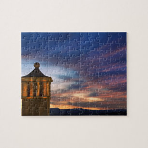 Mexico, San Miguel de Allende. Sunset over Jigsaw Puzzle