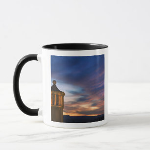 Mexico, San Miguel de Allende. Sunset over Mug