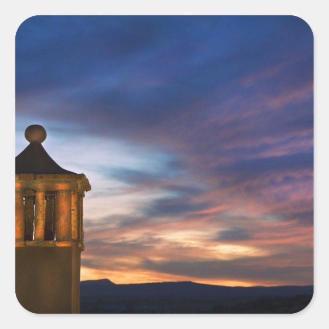 Mexico, San Miguel de Allende. Sunset over Square Sticker (Front)