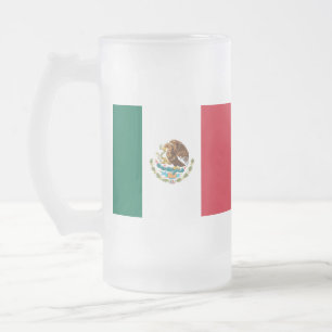 MEXICO SHOT GLASS FROSTED GLASS BEER MUG
