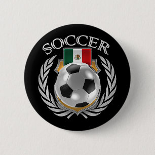 Mexico Soccer 2016 Fan Gear 6 Cm Round Badge