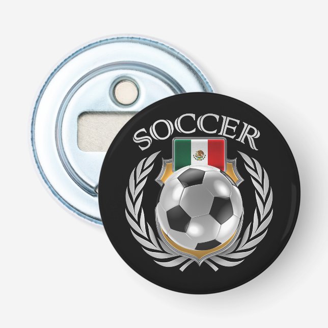 Mexico Soccer 2016 Fan Gear Bottle Opener (Front)