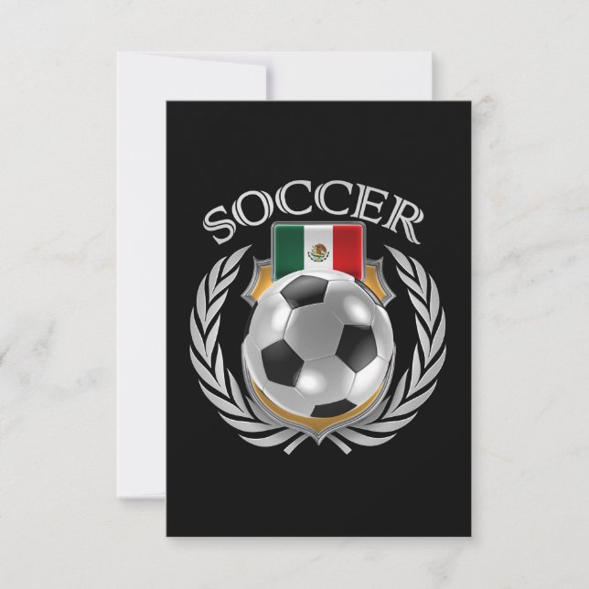Mexico Soccer 2016 Fan Gear Invitation (Front)