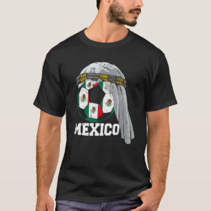 MEXICO Soccer 2022 Mexico Flag Ball Arab Keffiyeh T-Shirt