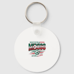 Mexico Soccer 2026 Soccer Bold Country Typography Key Ring