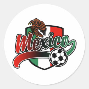 Mexico Soccer Classic Round Sticker