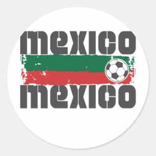 Mexico Soccer Classic Round Sticker