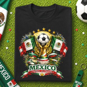 Mexico Soccer Fan El Tri Football World Cup Futbol Tri-Blend Shirt