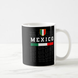 Mexico Soccer Football Flag Vintage Jersey Fan Pri Coffee Mug