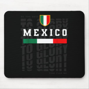 Mexico Soccer Football Flag Vintage Jersey Fan Pri Mouse Mat