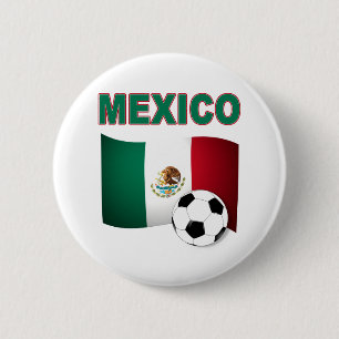 mexico soccer football world cup 2010 6 cm round badge