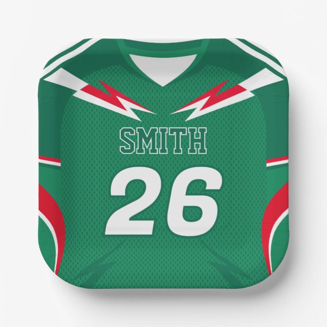Mexico Soccer Jersey Custom Name Number Plate (Front)