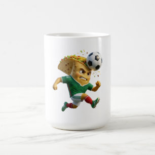 Mexico Soccer Mug - Funny Taco Football Tournament