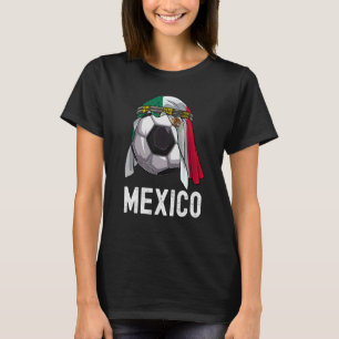 Mexico Soccer Team 2022 Arab Keffiyeh Mexico Flag T-Shirt