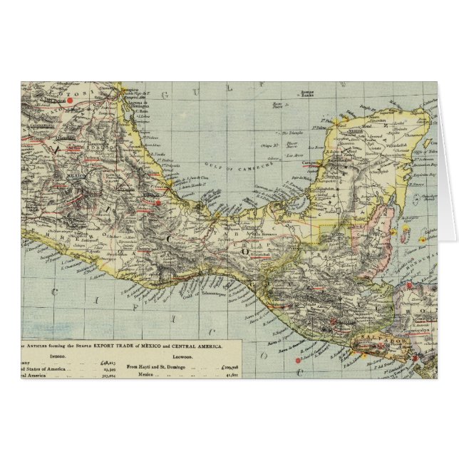 Mexico South, Central America (Front Horizontal)
