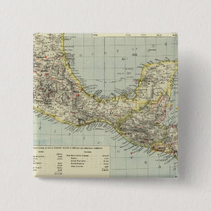 Mexico South, Central America 15 Cm Square Badge