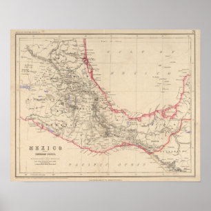 Mexico Southern States Poster