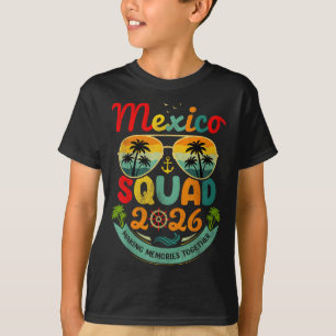 Mexico Squad 2026 Tropical Beach Vacation Vintage T-Shirt
