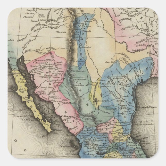 Mexico Square Sticker (Front)