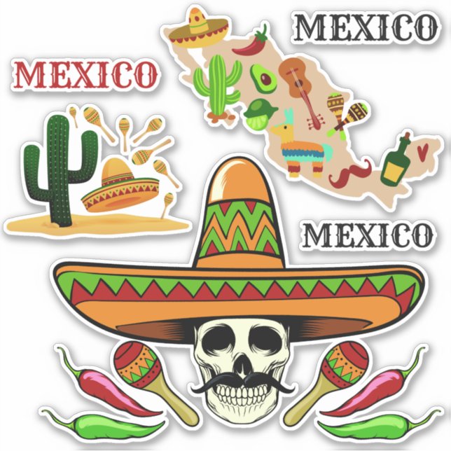 MEXICO stickers (Front)