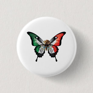 Mexico Swallowtail Butterfly Flag 3 Cm Round Badge