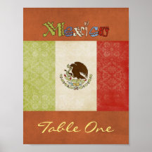 Mexico Table Number