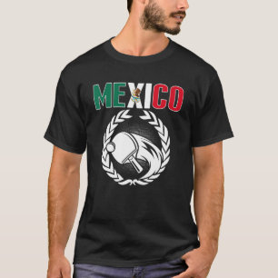 Mexico Table Tennis Lovers Mexican Ping Pong Team T-Shirt