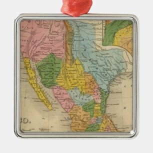 Mexico, Texas Metal Tree Decoration