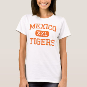Mexico - Tigers - High School - Mexico New York T-Shirt