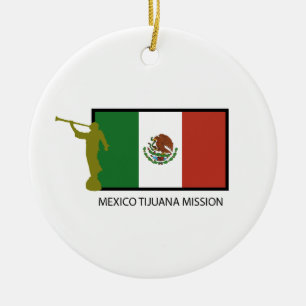 MEXICO TIJUANA MISSION LDS CTR CERAMIC TREE DECORATION