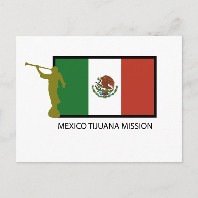 MEXICO TIJUANA MISSION LDS CTR POSTCARD (Front)