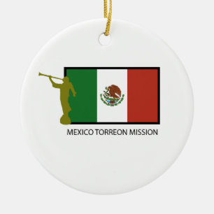 MEXICO TORREON MISSION LDS CTR CERAMIC TREE DECORATION
