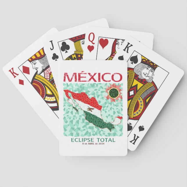 Mexico Total Eclipse Playing Cards (Back)