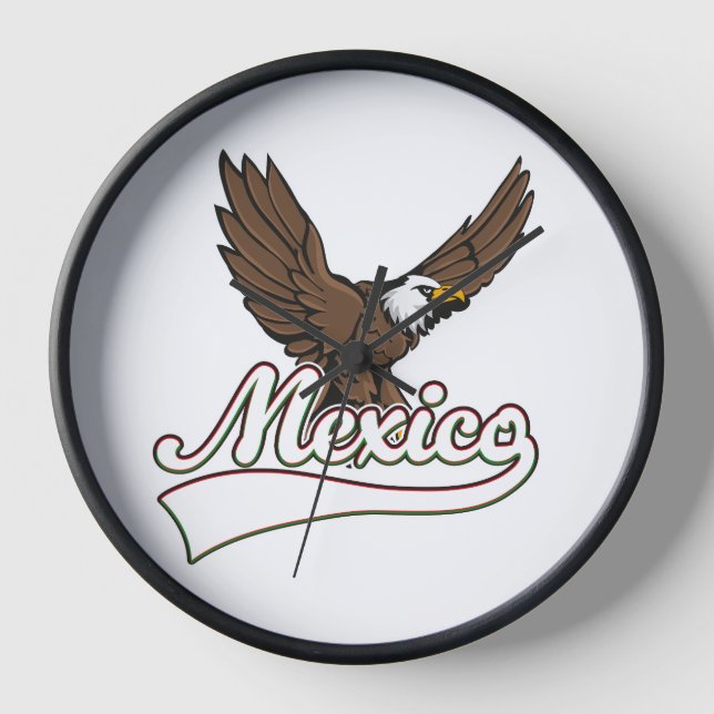 Mexico Travel logo Clock (Front)