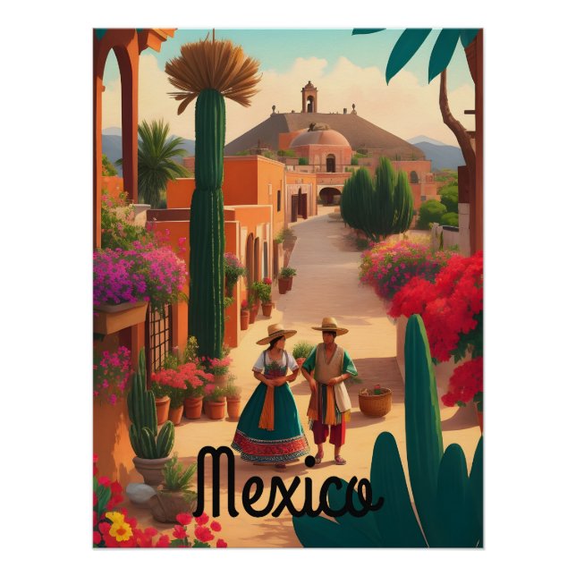 Mexico Travel Poster (Front)