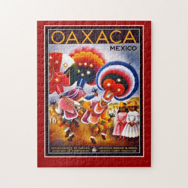 Mexico Travel Poster jigsaw Puzzle (Vertical)