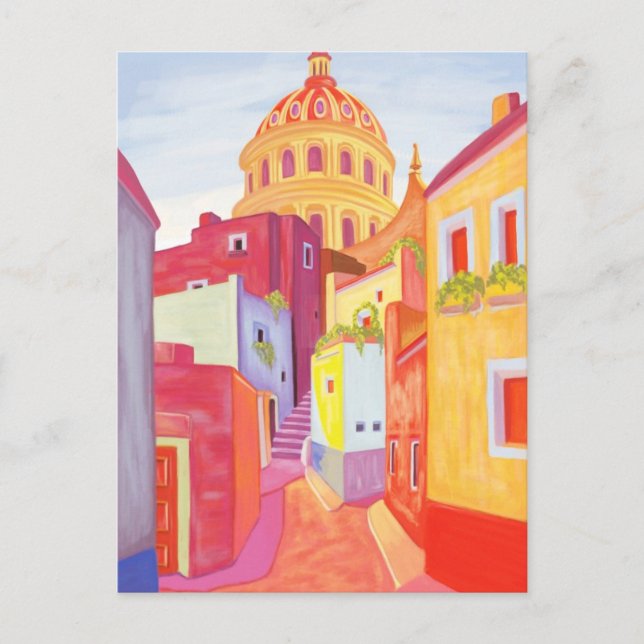 Mexico Travel Poster Postcard (Front)