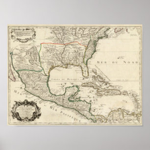 Mexico, United States Poster