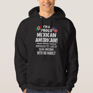 Mexico Usa Flag Proud To Be A Patriotic Mexican Am Hoodie