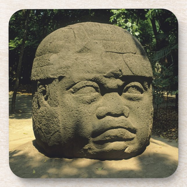 Mexico, Villahermosa, giant Olmec head, La Venta Coaster (Front)