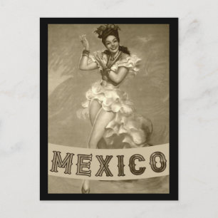 MEXICO Vintage Art - Travel -   Postcard
