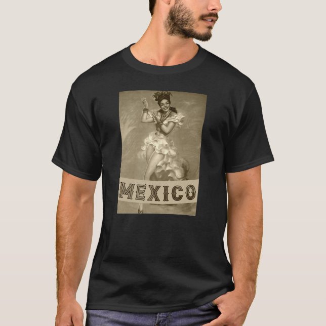 MEXICO Vintage Art - Travel -   T-Shirt (Front)
